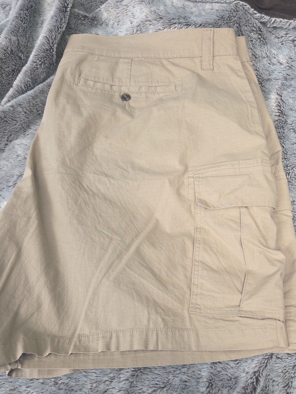 Saddlebred Men's Flat Front Cargo Shorts in Khaki
